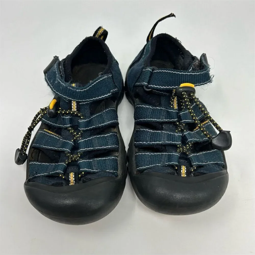 KEEN Newport H2 Youth Kids Waterproof Sandals Navy Blue Size 13